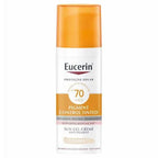 Protetor Solar Facial Antimanchas com Cor Eucerin Pigment Control FPS70 50ml Médio