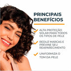 Protetor Solar Facial Antimanchas com Cor Eucerin Pigment Control FPS70 50ml Médio