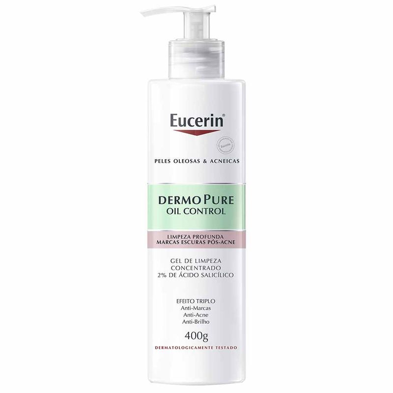 EUCERIN Gel de Limpeza Facial Antiacne Dermo Pure Concentrado 400g