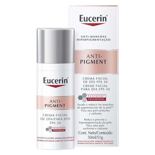 Eucerin Anti-pigment Clareador Creme Facial Dia FPS 30 50ml