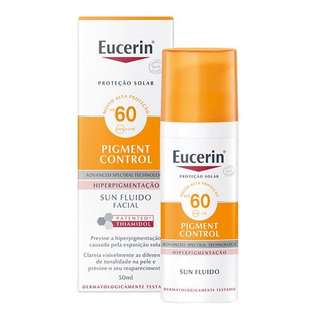 EUCERIN Protetor Solar Facial Antimanchas Pigment Control FPS60 50ml