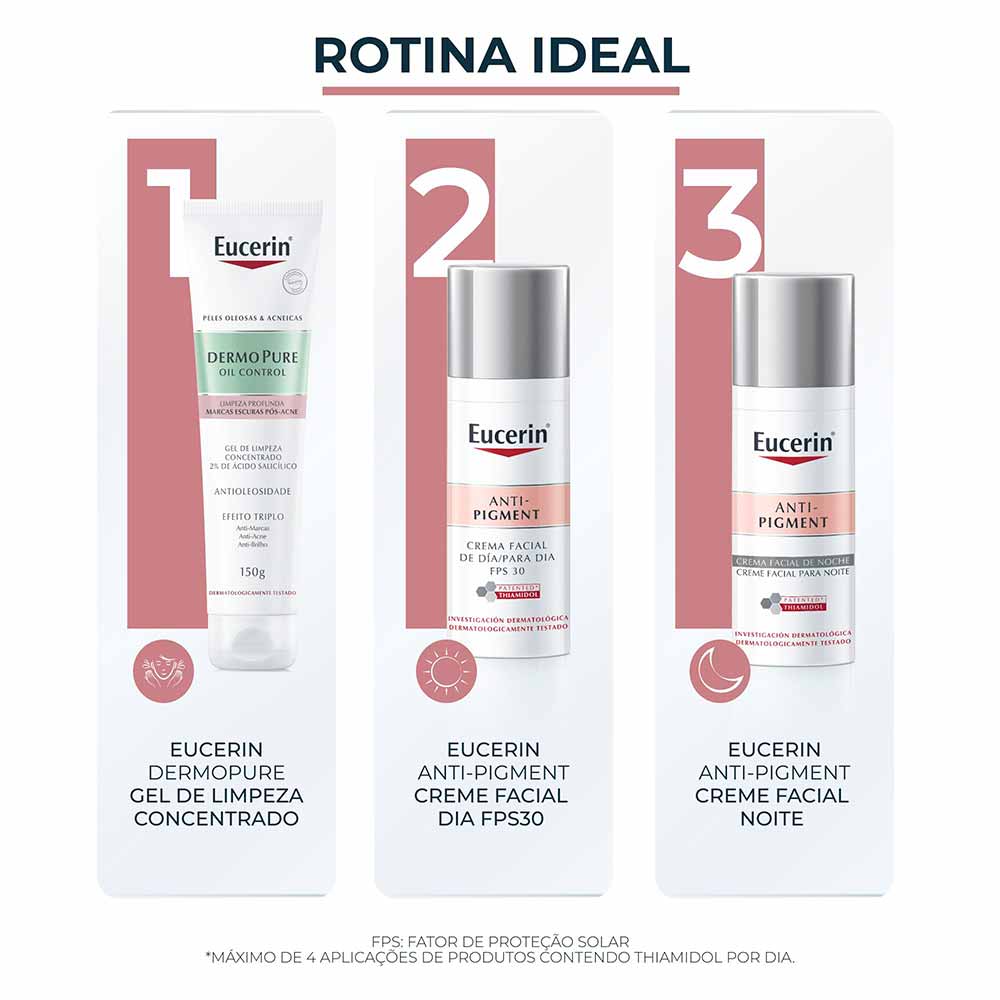 Eucerin Anti-pigment Clareador Creme Facial Dia FPS 30 50ml