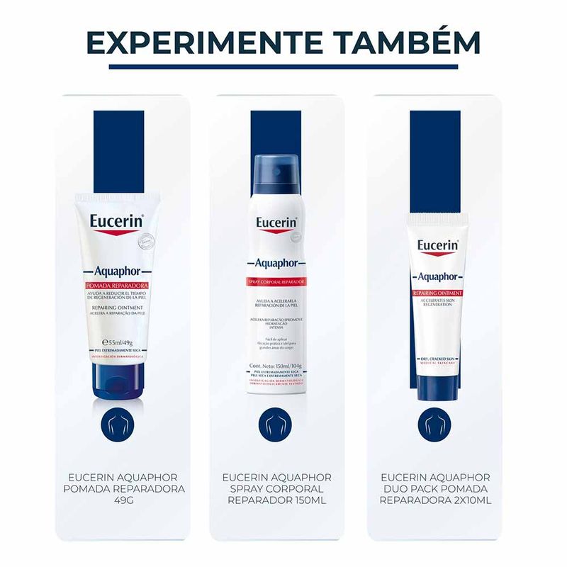 Pomada Reparadora Eucerin Aquaphor Hidratação Intensiva 49g